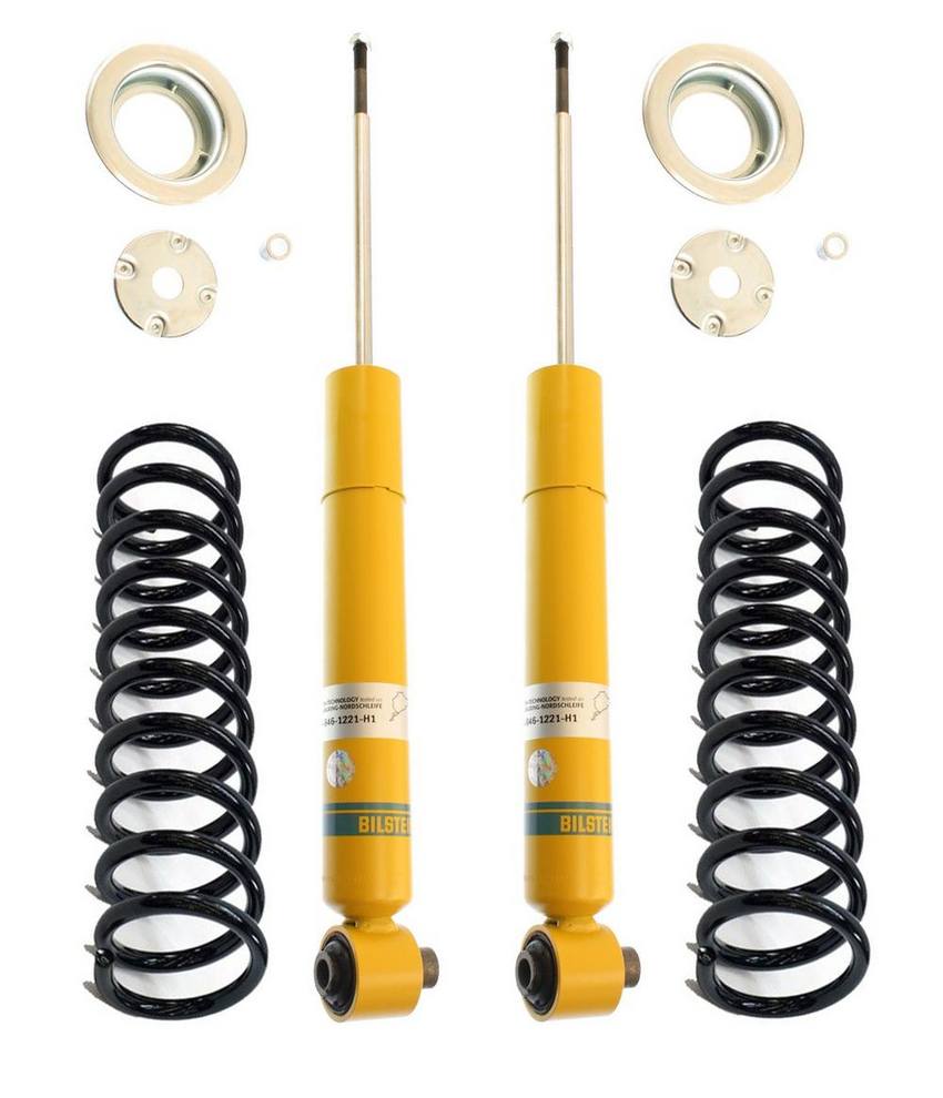 BMW Shock Absorber and Coil Spring Assembly - Rear (Without Self-Leveling Suspension) (B6 Performance) 33531132248 - Bilstein 3809836KIT